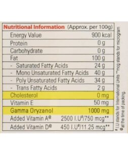 FORTUNE-RICEBRAN-NUTRITIONAL-FACTS-1LTR