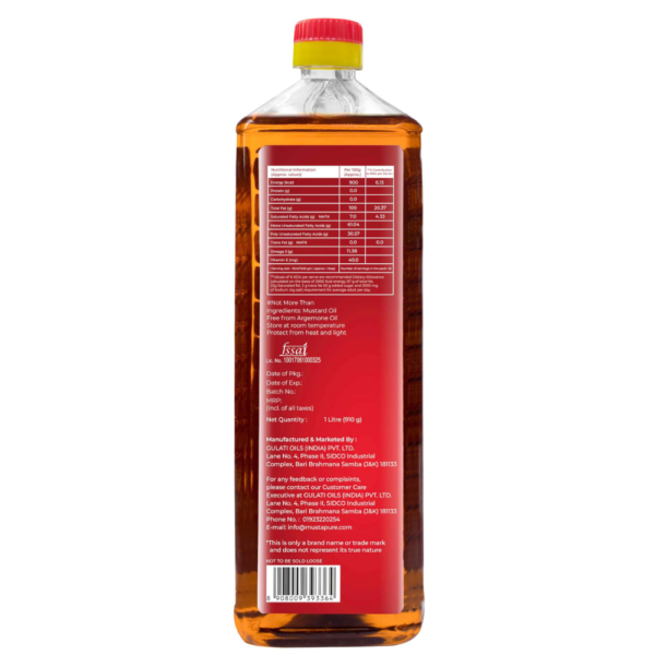 MUSTAPURE BACK 1LTR