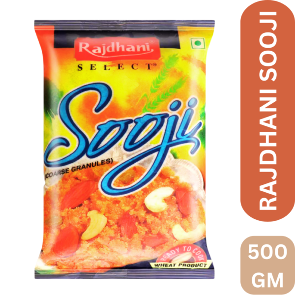 RAJDHANI SOOJI 500GM