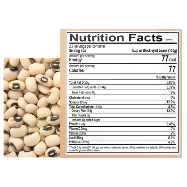 LOBIA NUTRITIONAL FACTS