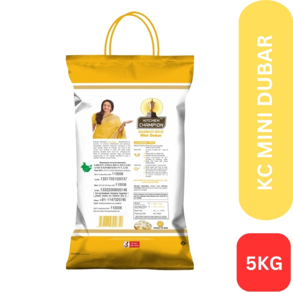 KC MINI DUBAR 5KG BACK