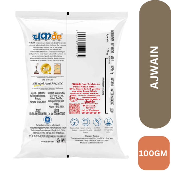 CHUK AJWAIN 100GM BACK