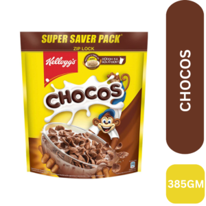 KELLOGGS CHOCOS 385GM BACK