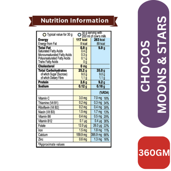 KELLOGG'S MOON STAR 360GM INFO