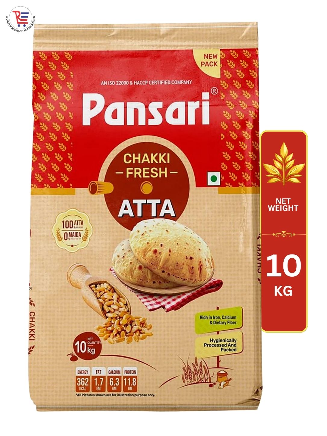 PANSARI ATTA 10KG FRONT