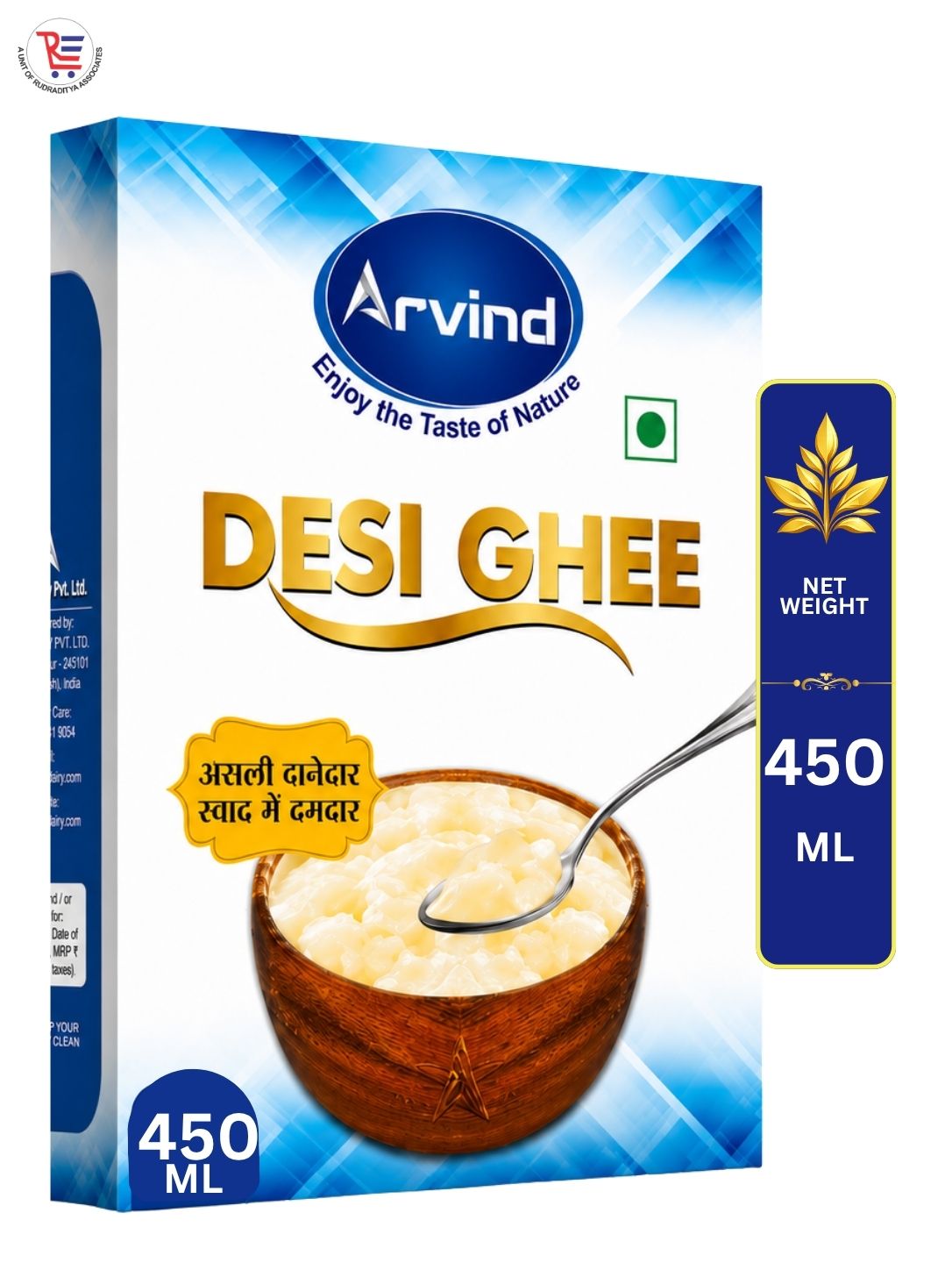 ARVIND-DESI-GHEE-TETRA-450ML-FRONT