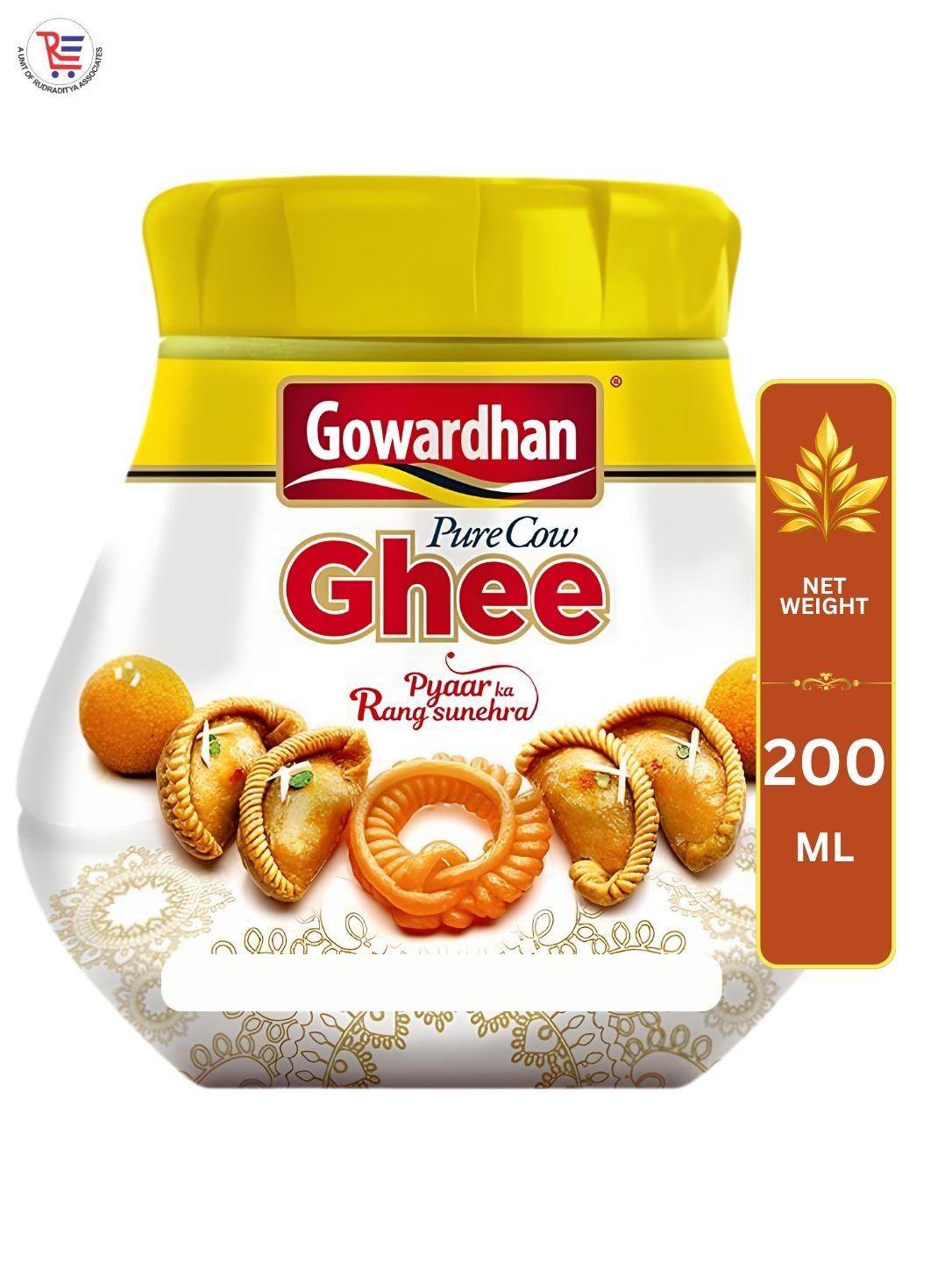 GOWARDHAN-GHEE-JAR-180ML-FRONT