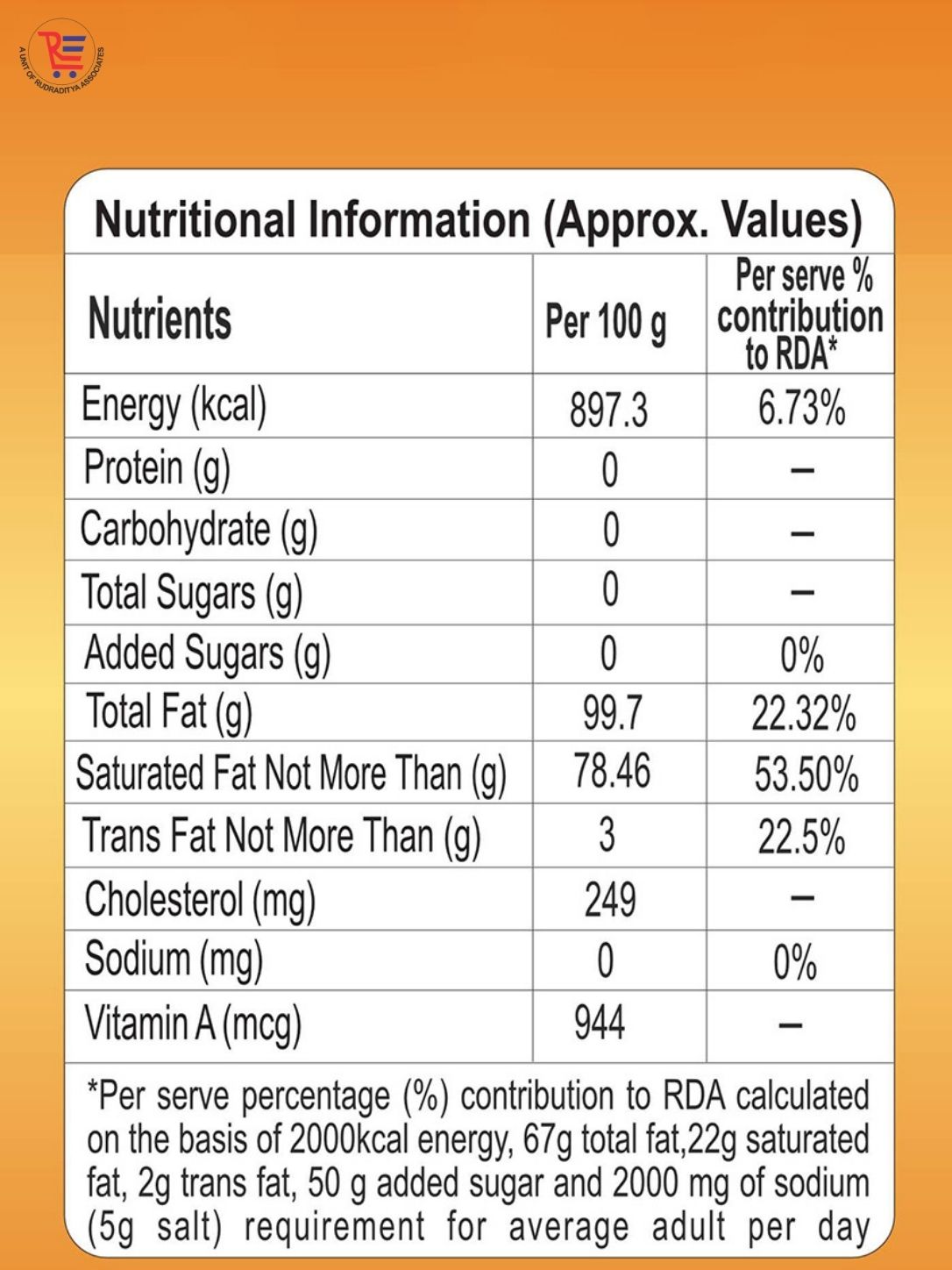 PATANJALI-GHEE-1L-NUTRITIONAL-FACTS.