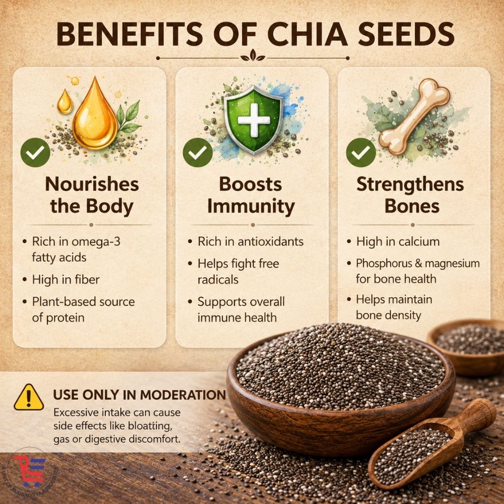 RUDRA CHIA SEEDS 100GM - Image 2