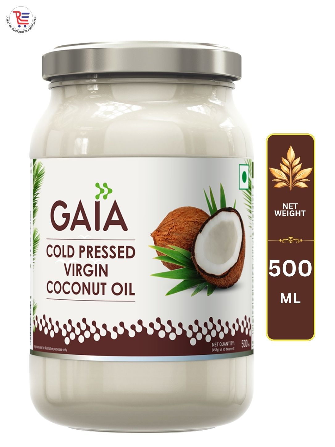 GAIA-COCONUT-500ML-JAR-FRONT