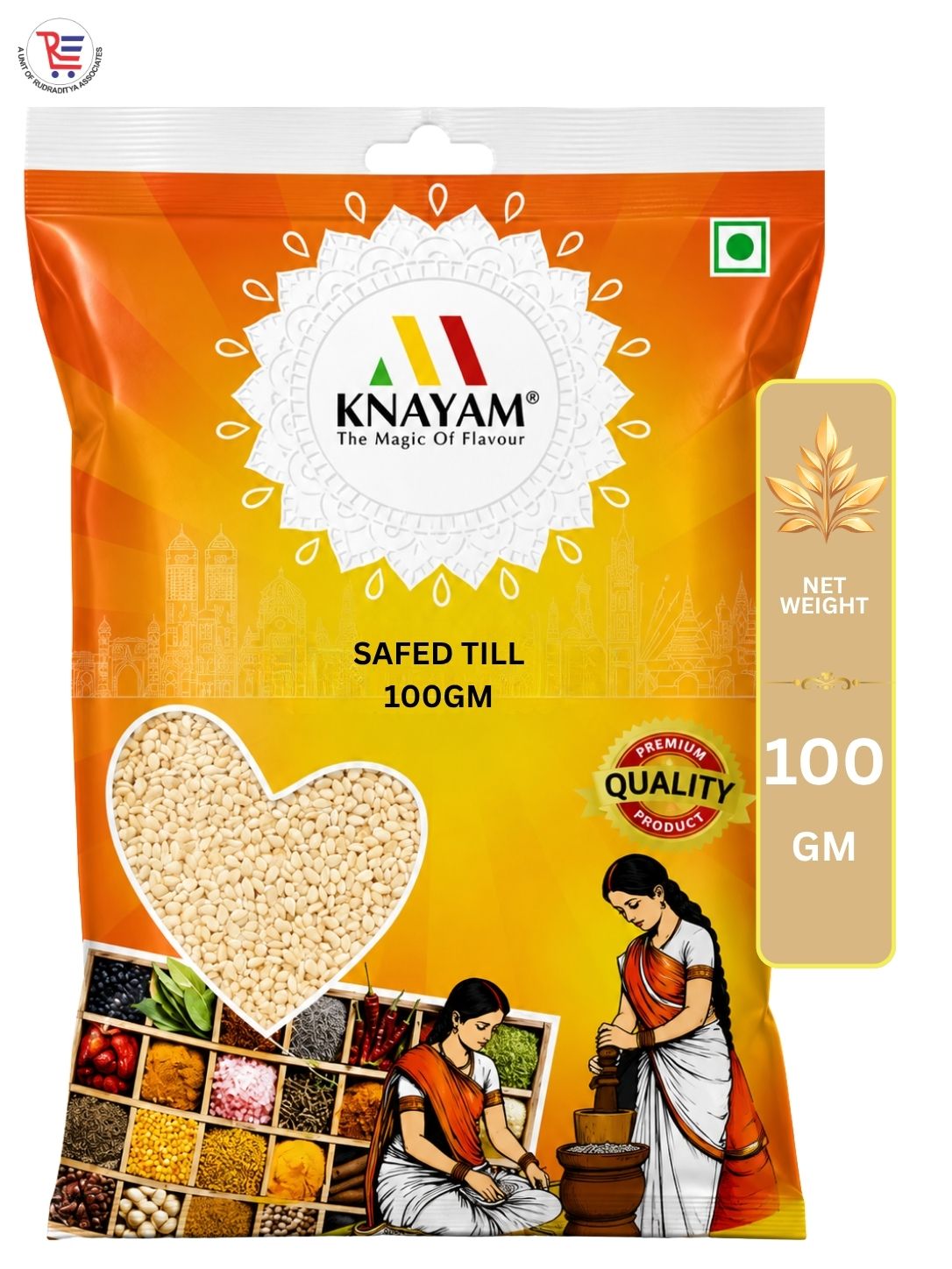KNAYAM-SAFED-TIL-100GM
