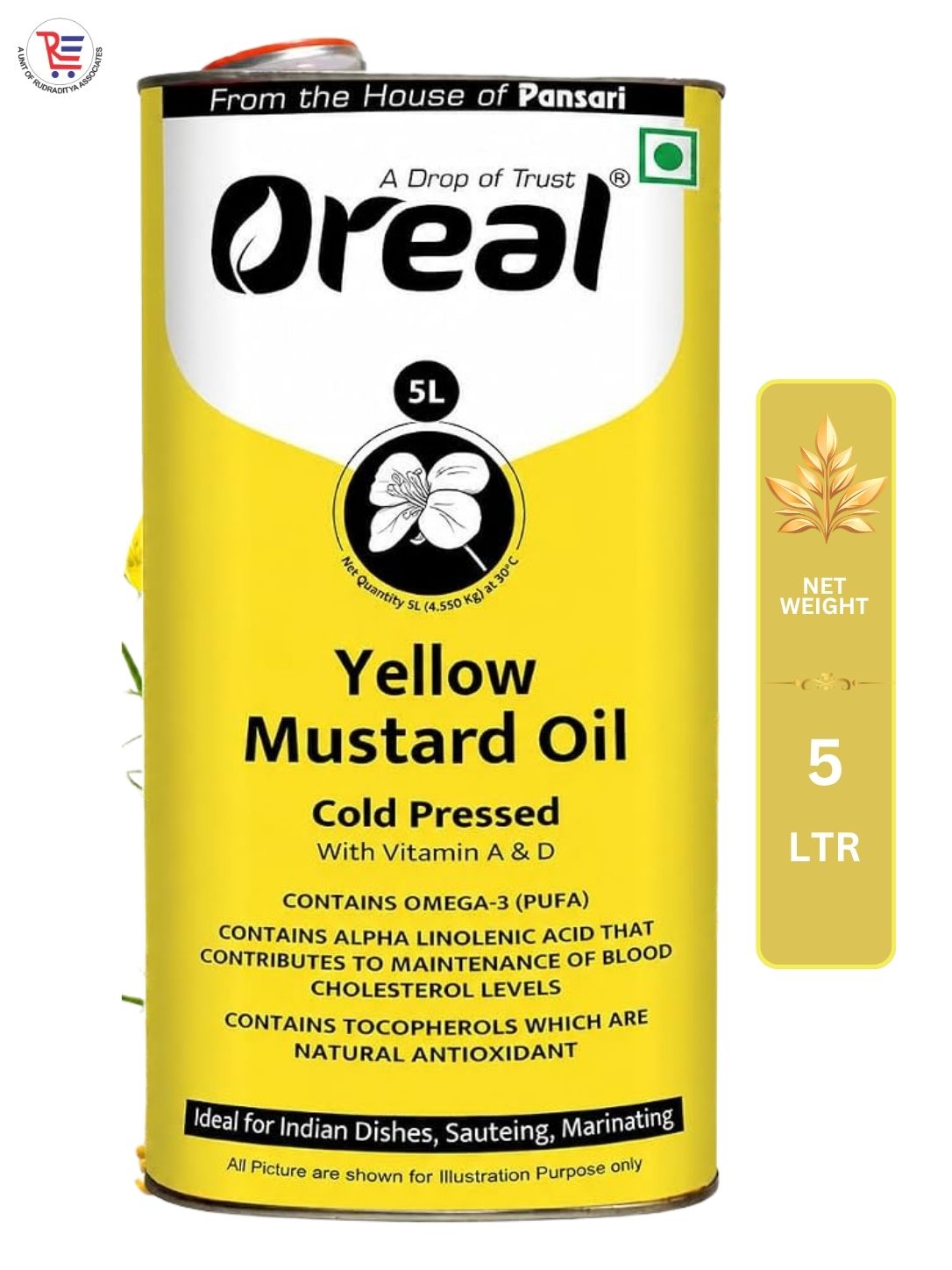 OREAL-YELLOW-MUSTARD-5L