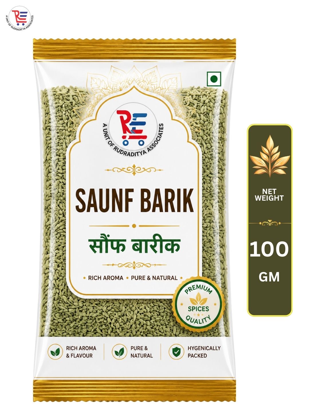 RUDRA BARIK SAUNF 100GM