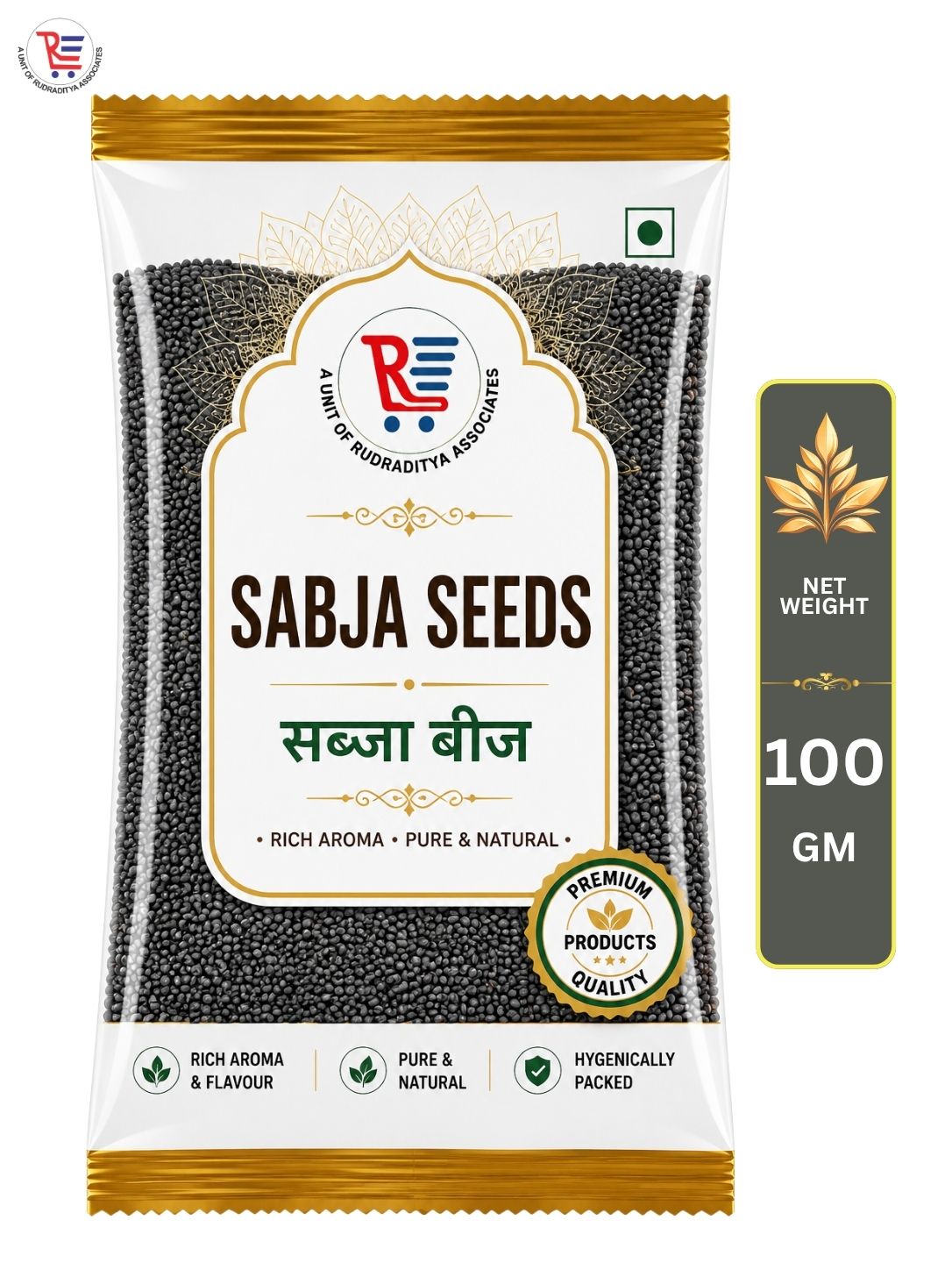 RUDRA SABJA 100GM