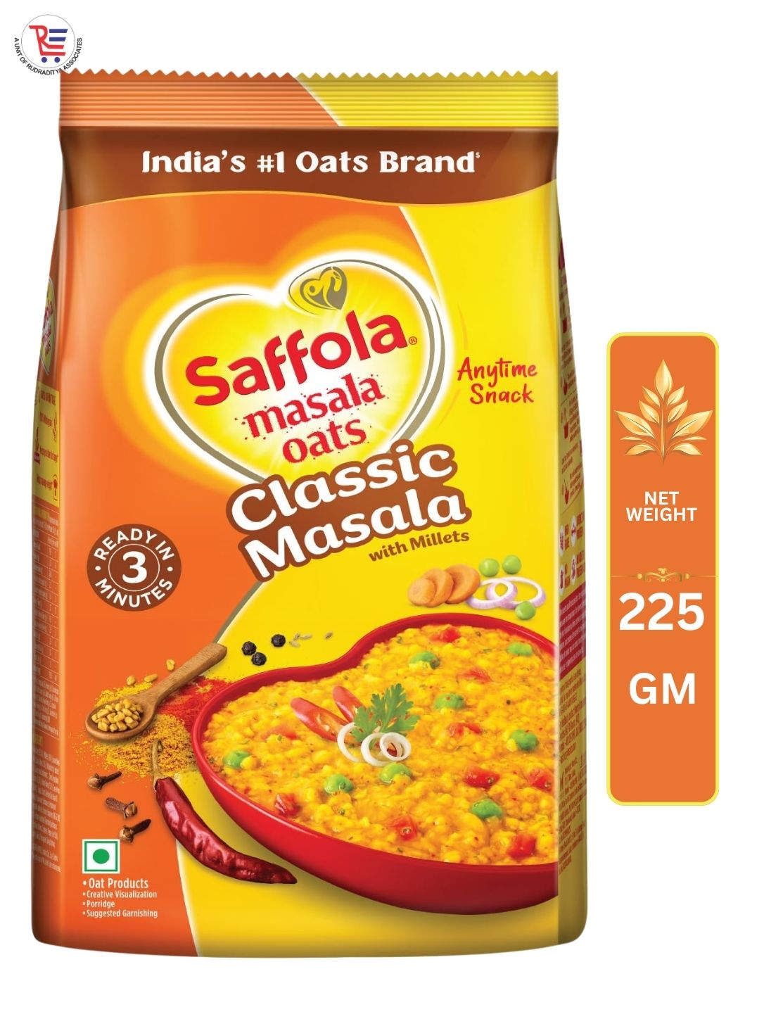 SAFFOLA-MASALA-OATS-225GM